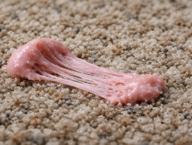 Guma do żucia na dywanie &ndash; jak ją zdjąć bez uszkodzeń