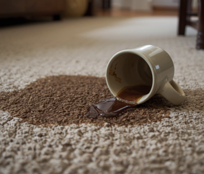 Kawa na dywanie – instrukcja usuwania plam krok po kroku