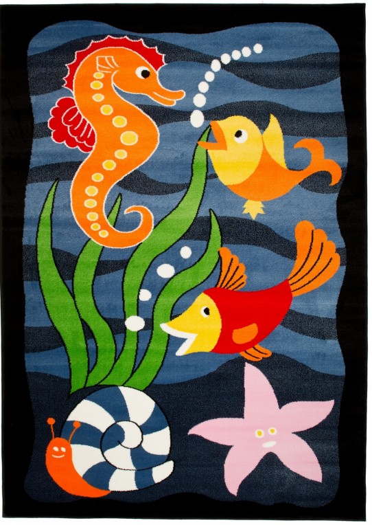 Dywan dziecięcy b499a kids niebieski