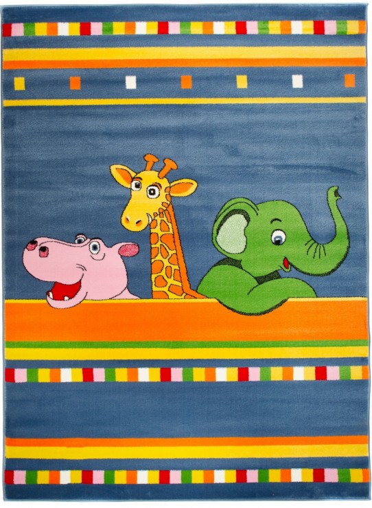 Dywan dziecięcy C760A KIDS niebieski