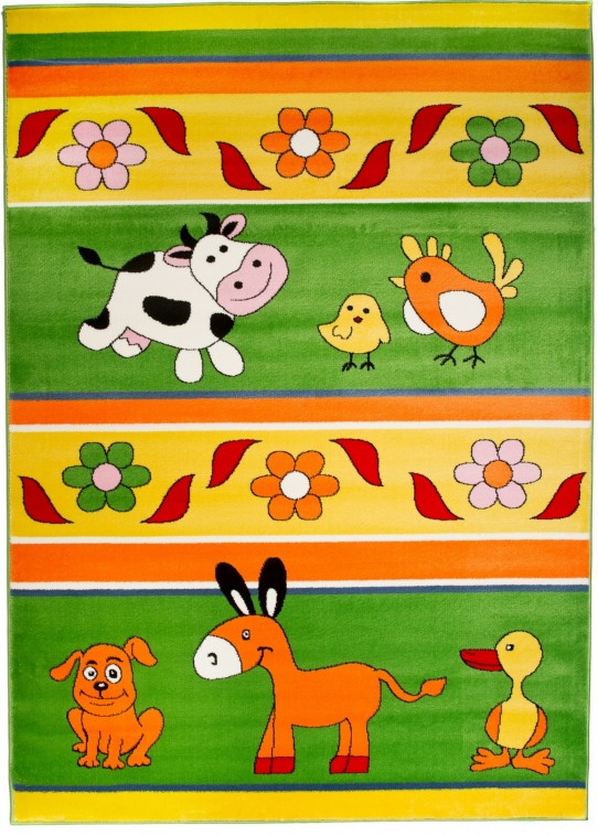 Dywan dziecięcy C798A KIDS zielony