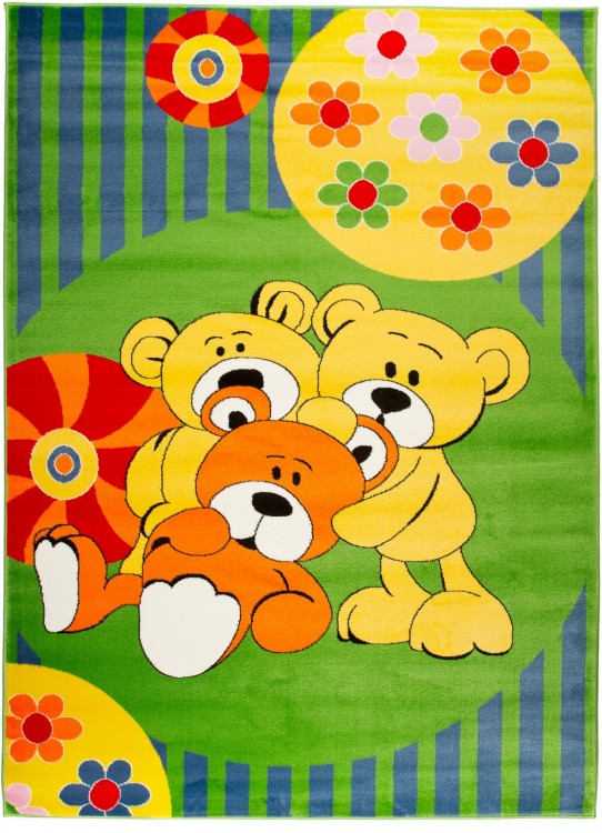 Dywan dziecięcy C801A KIDS zielony