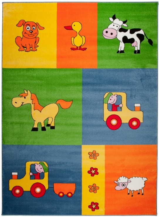 Dywan dziecięcy C802A KIDS niebieski