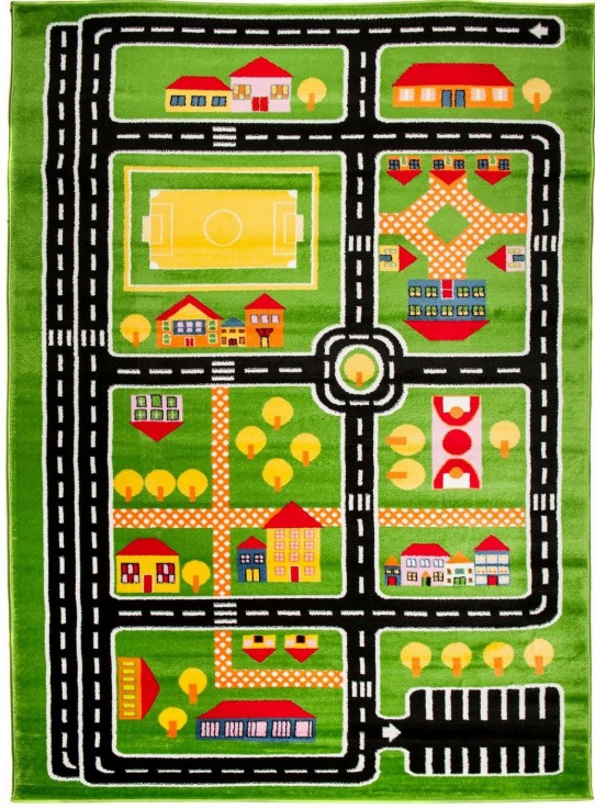 Dywan dziecięcy A646A KIDS zielony