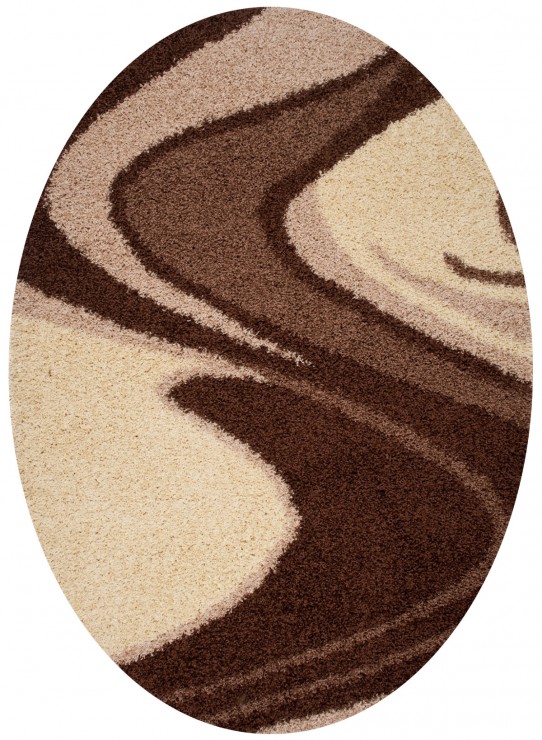 Dywan shaggy RIO OV 3742A brązowy