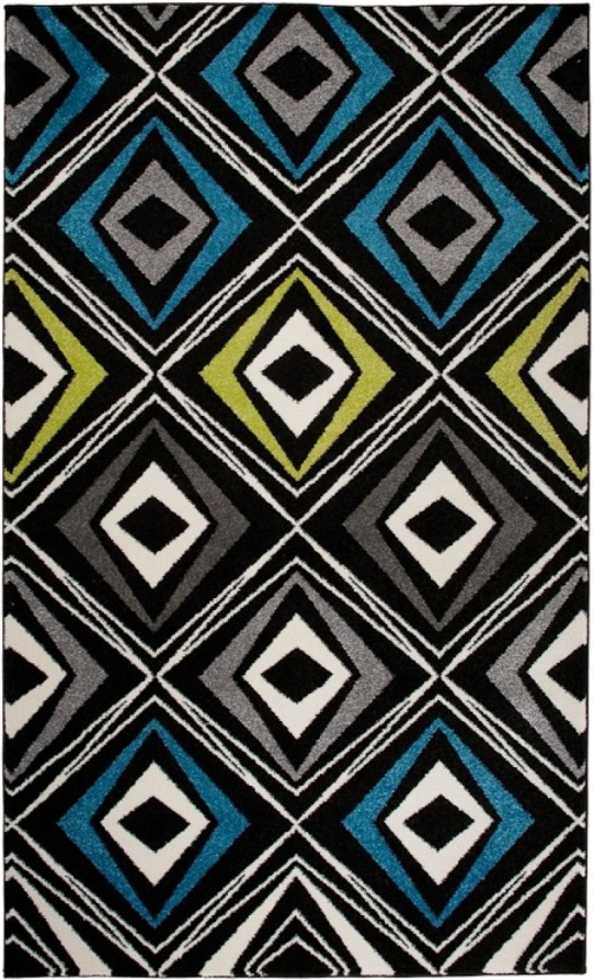 Dywan nowoczesny e332a jawa o2x czarny