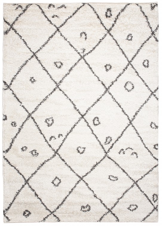 Dywan shaggy klasyczny DELHI 4078A MODNE WZORY DO SALONU DO PRZEDPOKOJU FUME