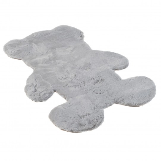 Skórka rabbit miś szary