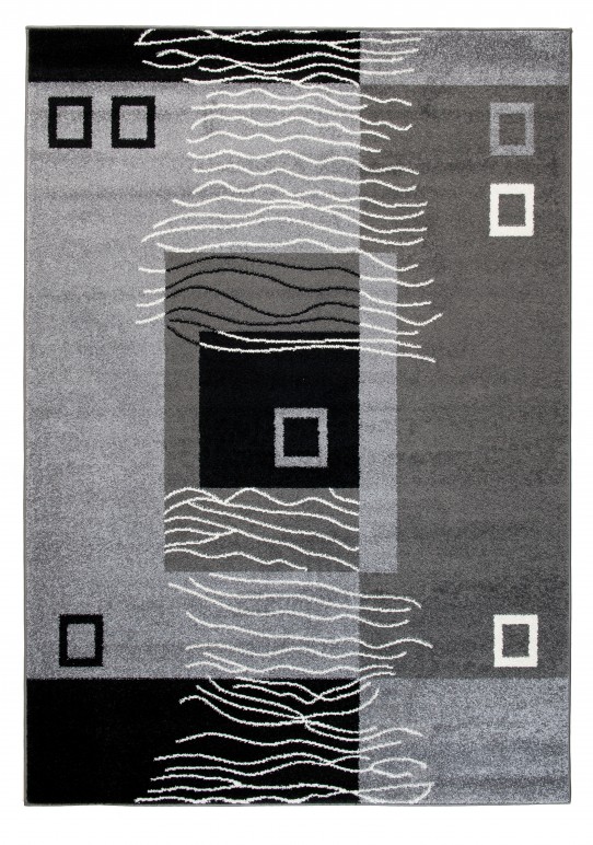 Dywan nowoczesny h102b jawa o0x szary