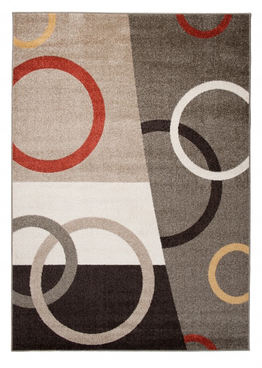 Dywan nowoczesny h108a jawa bqz brązowy