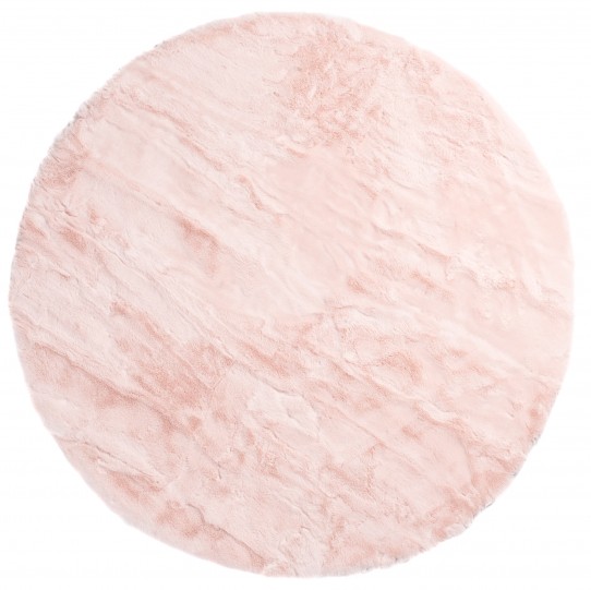 Dywan pluszowy dywan rabbit pluszowy koło różowy