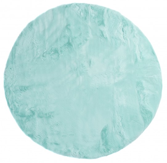 Dywan pluszowy DYWAN RABBIT PLUSZOWY KOŁO zielony