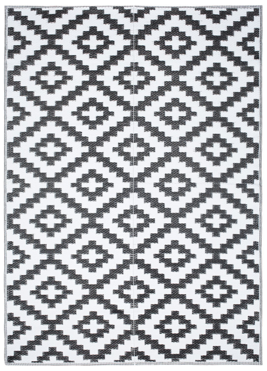 Dywan zewnętrzny t7116 ibiza tarasowy czarny